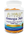 Omega 3, 6, 9 | Organic Flax Seed Oil 130 softgels, 1000mg each